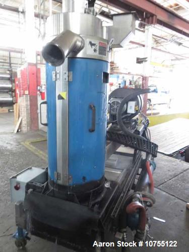 Used- Xalloy Model Wrp-12i Water Ring Pelletizer. 1800 lbs. / hr. pellets nominal rate per hour, 3600 rpm maximum cutter spe...