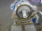 Used Underwater Pelletizing Head. No blades, driven by a 5hp, 3/60/230/460 volt, 3450 rpm motor. Mounted on a cart with wheels. Includes a water chamber, filter, hopper.