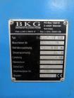 Used BKG Underwater Pelletizer System. Consisting of: Model UWG Compact 120 cutter head with water box, 6 kw, 460 volt, nominally rated up to 4000 pounds per hour, serial# 2003 11 25, built 2003. Mod...