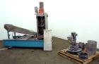 Used Beringer Model WRP12V Underwater Pelletizer System Consisting Of: (1) Pelletizing head with 4 blades, driven by a 2hp, 3/60/208-230/460 volt, 1725 rpm motor, (1) Stainless steel spin dryer, driv...