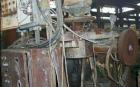 USED: Beringer water ring pelletizer, model WRP40V, rated to 4,400 lbs/hour, 4 blade rotor, with drive on stand.