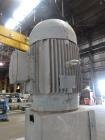 Used Beringer Underwater Pelletizer system consisting of: (1) Pelletizing head, no blades, driven by a 7.5hp, 3/60/208-230/460 volt, 1725 rpm motor, mounted on a stand. (1) Carter Day 304 stainless s...