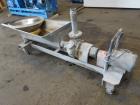 Used Beringer Underwater Pelletizer system consisting of: (1) Pelletizing head, no blades, driven by a 7.5hp, 3/60/208-230/460 volt, 1725 rpm motor, mounted on a stand. (1) Carter Day 304 stainless s...