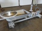 Used Beringer Underwater Pelletizer system consisting of: (1) Pelletizing head, no blades, driven by a 7.5hp, 3/60/208-230/460 volt, 1725 rpm motor, mounted on a stand. (1) Carter Day 304 stainless s...
