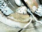 USED: Beringer water ring pelletizer cutting head. Requires motor.
