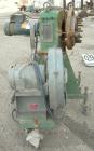 USED: Cincinnati hot face pelletizer. Last used with a twin screw extruder. Approximate 2 hp pelletizer motor, no rotor or blades. Includes a bottom discharge hopper with a Cincinnati model PB18 alum...