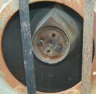 USED: Cincinnati hot face pelletizer. Last used with a twin screw extruder. Approximate 2 hp pelletizer motor, no rotor or blades. Includes a bottom discharge hopper with a Cincinnati model PB18 alum...