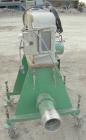 USED: Cincinnati hot face pelletizer. Last used with a twin screw extruder. Approximate 2 hp pelletizer motor, no rotor or blades. Includes a bottom discharge hopper with a Cincinnati model PB18 alum...
