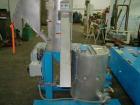 Used Gala model 5 underwater micro mini underwater pelletizer. 20 gpm water system, 8.1 centrifugal dryer having a 3 hp motor. Dryer reported rebuilt by Gala in 2006 and unused since. 4 head knife cu...