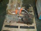 Used Gala model 5 underwater micro mini underwater pelletizer. 20 gpm water system, 8.1 centrifugal dryer having a 3 hp motor. Dryer reported rebuilt by Gala in 2006 and unused since. 4 head knife cu...