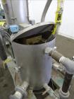 Used Gala Pelletizing System Consisting Of: (1) Gala pelletizer Model 5, driven by a 2hp, 3/60/230-460/3490 rpm motor, serial#902151. (1) Gala spin dryer, model 8.1 BF, approximate 8