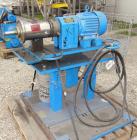 Used Gala Underwater Pelletizing System Consisting Of: (1) Gala cutting head, model 6D, mounted on a stand, driven by a 5hp, 3/60/230/460 volt, 3455 rpm motor, no blades. (1) Gala water tank, model 4...
