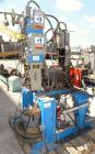 Used Gala Underwater Pelletizing System Consisting Of: (1) Gala cutting head, model 6D, mounted on a stand, driven by a 5hp, 3/60/230/460 volt, 3455 rpm motor, no blades. (1) Gala water tank, model 4...