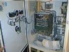 USED: Gala model 6D underwater pelletizer mounted on a stand with casters, with 5 hp AC motor and variable speed drive control with cutter and hub assembly. No tempered water system or dryer. 1988 vi...