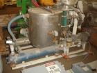 Used Gala Underwater Pelletizer, model MUP 6. With Gala tempered water system, model TWS 80, with centrifugal spin dryer, model 8.2BF, with controls.