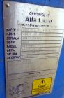 Used Gala Underwater Pelletizer, Model MUP-7