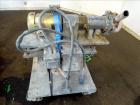 Used Gala Underwater Pelletizing System Consisting Of: (1) Gala cutting head, model 6D, serial# 972498. Includes blades, and stand. Driven by a 5hp, 3/60/230/460 volt, 3455 rpm motor. (1) Gala water ...