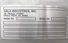 Used Gala PAC-7 Underwater Pelletizing System With 200 GPM Tempered Water System C/O Model 160FRU FIN, Spin Dryer 2016 DW, 780 RPM,  S/N 992239, Alfa Laval Model M10-MFG Plate Heat Exchanger, 30.77 S...