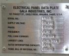 Used Gala PAC-7 Underwater Pelletizing System With 200 GPM Tempered Water System C/O Model 160FRU FIN, Spin Dryer 2016 DW, 780 RPM,  S/N 992239, Alfa Laval Model M10-MFG Plate Heat Exchanger, 30.77 S...