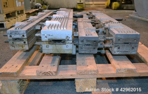 Used Vacuum Calibration Table Consisting Of: (1) 11-1/2" Wide x 59-5/8" long  x 1-3/4" deep vacuum table section; (1) stainless steel pan; (1) Vacuum pump, driven by a 5hp, 3/60/208-230/460 volt, 175...