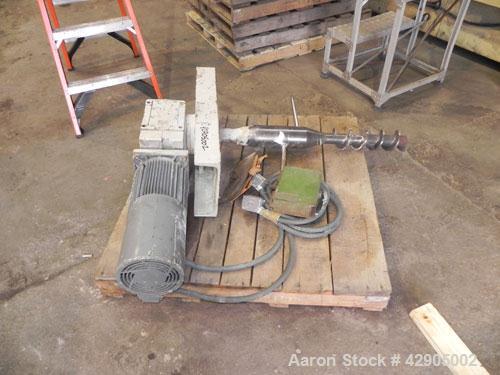 Used Battenfeld 24’’ Maximum Diameter PVC Pipe Extrusion Line. Consisting of: (1) Battenfeld 168 mm counter-rotating twin screw extruder, model BEX-2-168/28, serial# 9621-61, built 2000. Electrically...