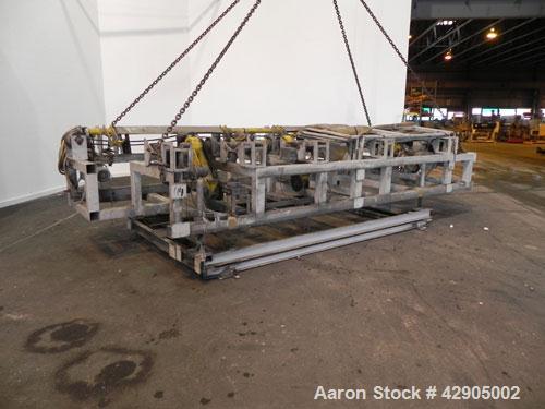 Used Battenfeld 24’’ Maximum Diameter PVC Pipe Extrusion Line. Consisting of: (1) Battenfeld 168 mm counter-rotating twin screw extruder, model BEX-2-168/28, serial# 9621-61, built 2000. Electrically...
