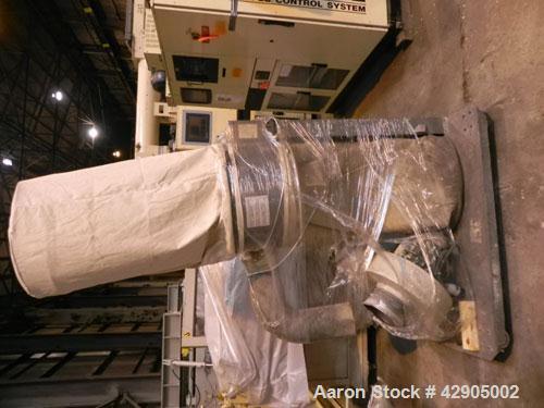 Used Battenfeld 24’’ Maximum Diameter PVC Pipe Extrusion Line. Consisting of: (1) Battenfeld 168 mm counter-rotating twin screw extruder, model BEX-2-168/28, serial# 9621-61, built 2000. Electrically...