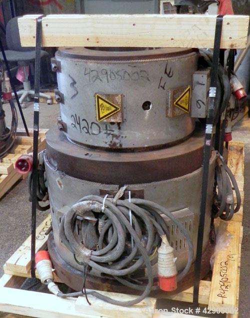 Used Battenfeld 24’’ Maximum Diameter PVC Pipe Extrusion Line. Consisting of: (1) Battenfeld 168 mm counter-rotating twin screw extruder, model BEX-2-168/28, serial# 9621-61, built 2000. Electrically...