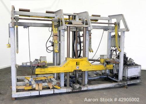 Used Battenfeld 24’’ Maximum Diameter PVC Pipe Extrusion Line. Consisting of: (1) Battenfeld 168 mm counter-rotating twin screw extruder, model BEX-2-168/28, serial# 9621-61, built 2000. Electrically...