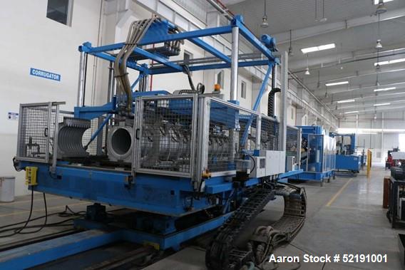 Used Battenfeld Cincinnati Extrusion Line for Corrugated PE Pipe