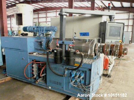 Used- Bausano Twin Screw PVC Pipe Line