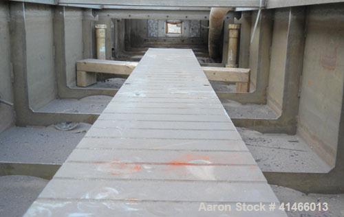 Used Conair Metaplast Vacuum Sizing Tank, Model MVS3-14-SP L-R, 304 stainless steel. 28" wide x 12" deep x 164" long. No top covers. Includes holding tank, heat exchanger, centrifugal pumps, vacuum p...