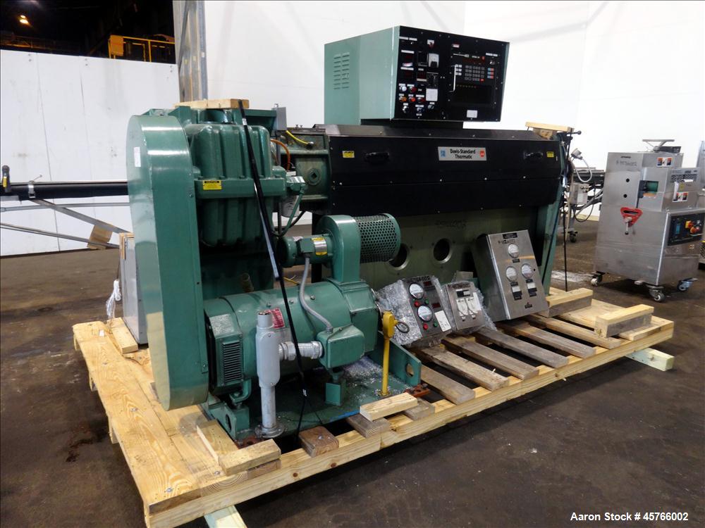 Used Davis Standard 3.5" Single Screw Thermatic Extruder