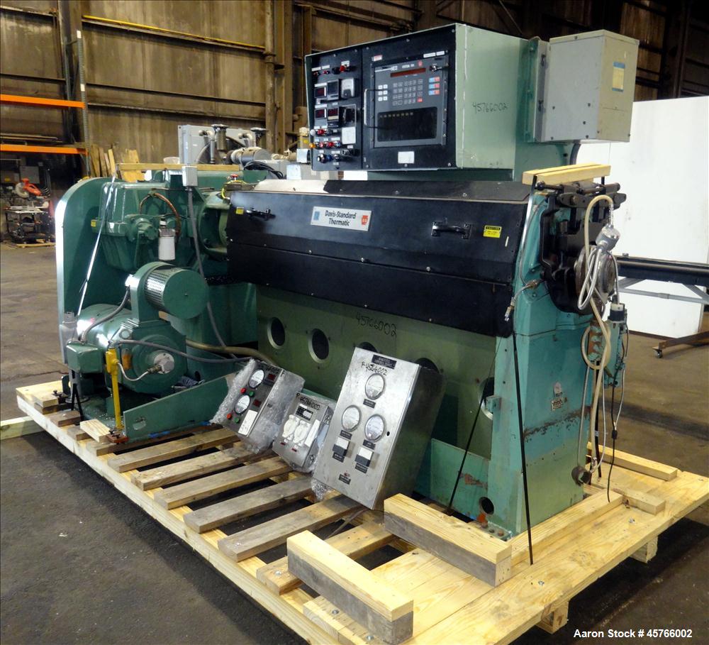 Used Davis Standard 3.5" Single Screw Thermatic Extruder