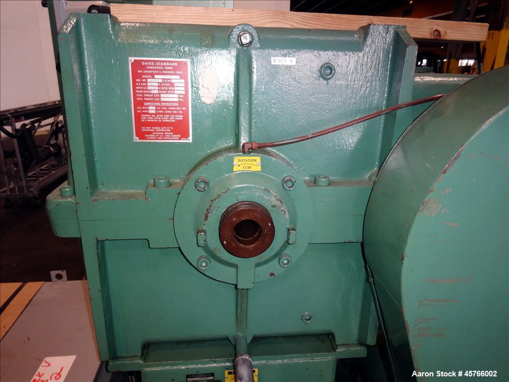Used Davis Standard 3.5" Single Screw Thermatic Extruder
