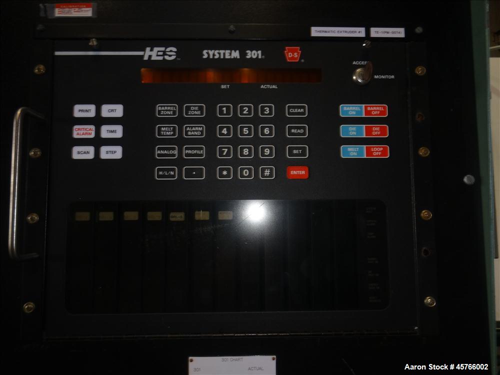 Used Davis Standard 3.5" Single Screw Thermatic Extruder