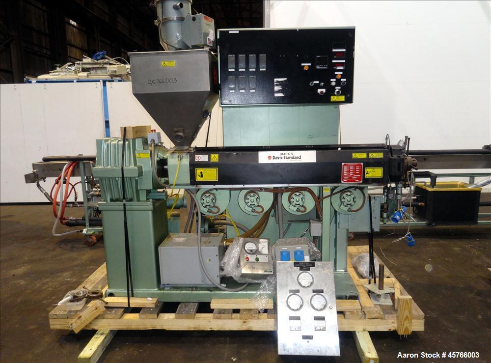 Used Davis Standard 2-1/2" Single Screw Thermatic Extruder