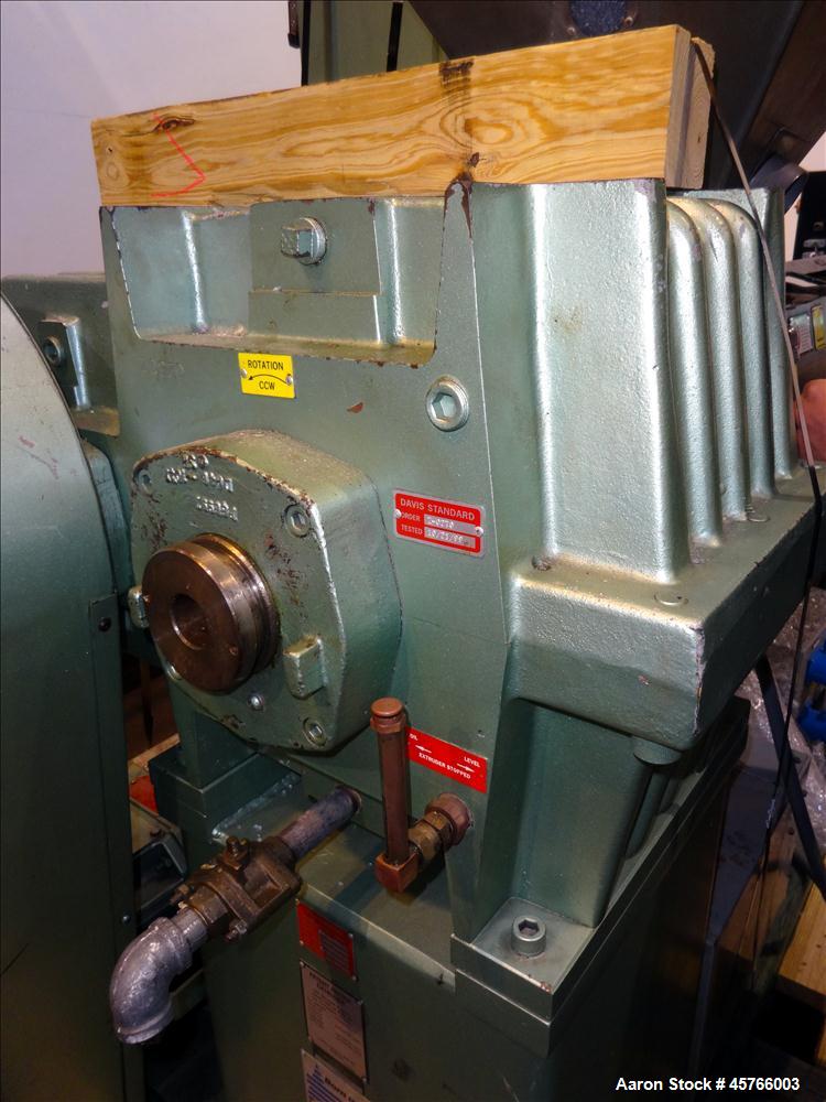 Used Davis Standard 2-1/2" Single Screw Thermatic Extruder
