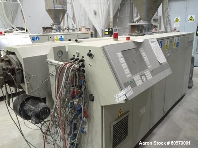 Used Krauss Maffei Berstoff UPVC Profile Extrusion Line
