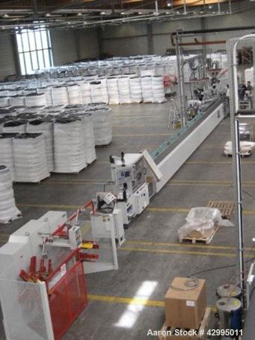 Used MT Multi-Layer Composite Pipe Extrusion Line for PE-RT, aluminum and PE-RT pipes.  Pipe diameter 0.47" - 1.57" (12 - 40 mm).  NW 16 pipe alteration set included.