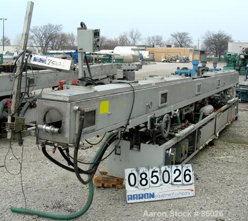 Used RDN Vacuum Sizing Tank, Model 4D-3V-2T-30, 304 Stainless Steel. 11-1/2" wide x 11-1/2" deep x 360" long. Includes holding tank, heat exchanger, pumps, filter and covers. Mounted on a carbon stee...