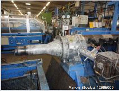 Used Unicor Corrugator Line for PE double wall pipes, 1.58" - 9.8" (40-250 mm) diameter, comprised of:  (1) UC 250 die head, ceramic heating elements, thermo couplers, plugs and auxiliary tools.  (1)...