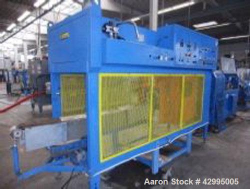 Used Unicor Corrugator Line for PE double wall pipes, 1.58" - 9.8" (40-250 mm) diameter, comprised of:  (1) UC 250 die head, ceramic heating elements, thermo couplers, plugs and auxiliary tools.  (1)...