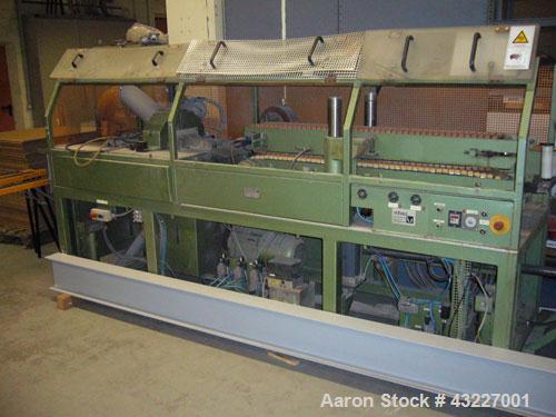 Used-Profile Extrusion Line, maximum capacity 242 lbs/hour (110 kg/hour), main motor 76 hp (57 kW).Comprised of:(1) Extruder...