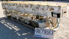 Used Custom Downstream Systems Vacuum Sizing Tank, Model CVS-20-16-20, 304 stainless steel. (4) Sections, 16