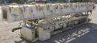 Used Custom Downstream Systems Vacuum Sizing Tank, Model CVS-20-16-20, 304 stainless steel. (4) Sections, 16