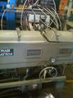 Used Conair Jetro/Gatto Model DPC1070-14-3 Vacuum Sizer Tank. Right to left operation. 230/3/60, 9.75 maximum amps, 2 hp water and vacuum pumps, 72