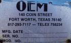 Used OEM Vacuum Sizing Tank, Model OEM VTF, Stainless Steel. 14
