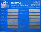 Used Royal Machine Vacuum Calibration Table, model 004, consisting of: (1) 26