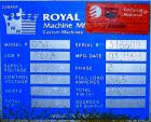 USED: Royal Machine vacuum calibration table, model 004, consisting of (1) 26